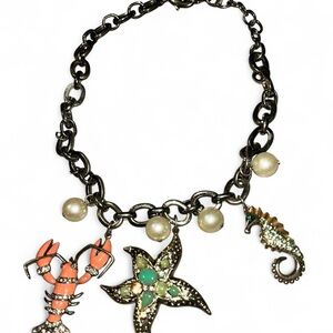 Charming Sea Life Charm Necklace
